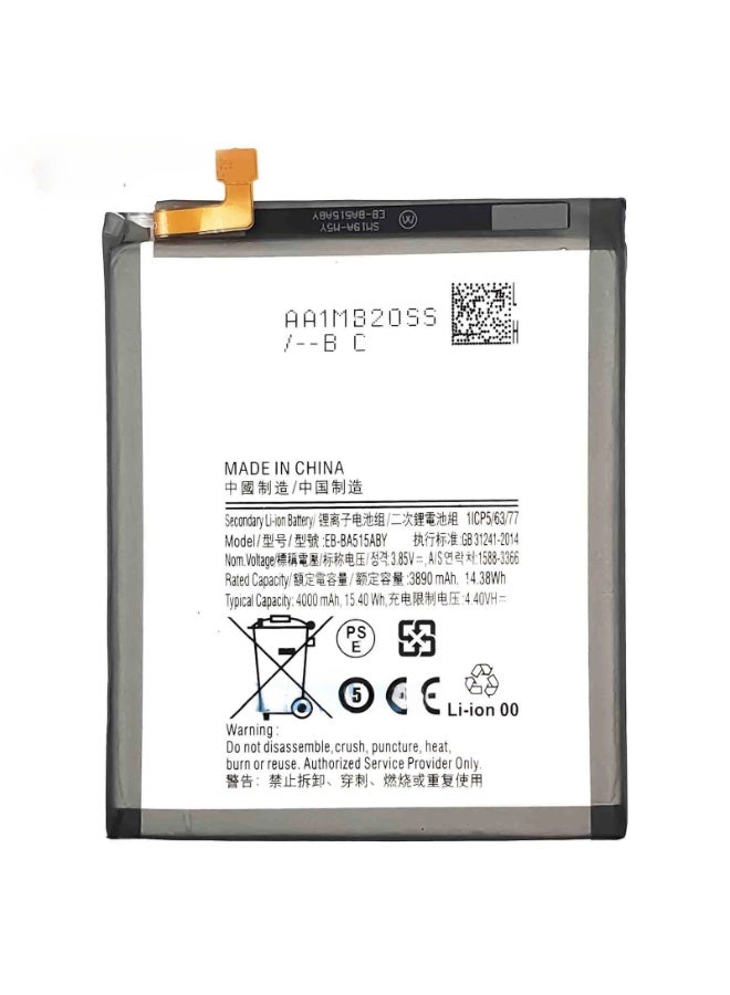 For Samsung Galaxy A51 2019 SM-A515 SM-A515F SM-A515U Battery EB-BA515ABY - Image 1
